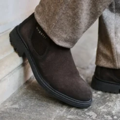 Leder Chelsea dunkelbraun