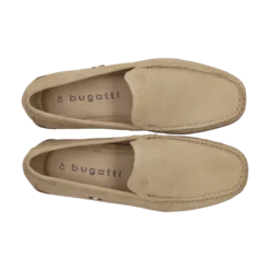 Leder Mokassin beige