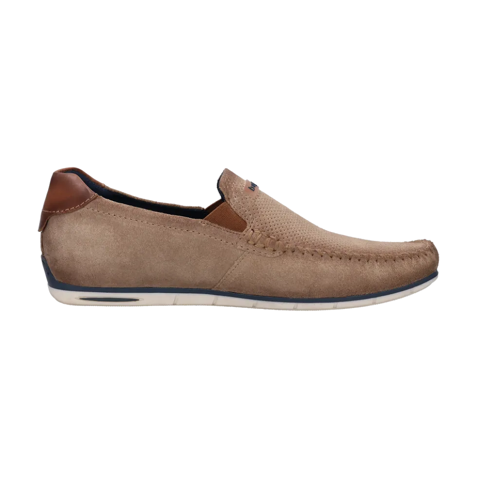 Leder Mokassin cognac