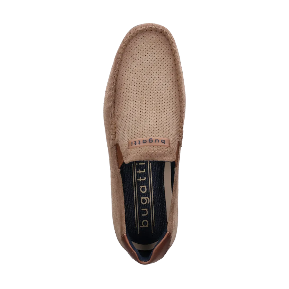 Leder Mokassin cognac