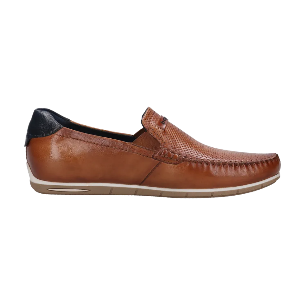 Leder Mokassin cognac