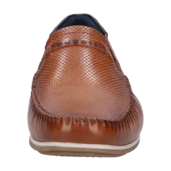 Leder Mokassin cognac