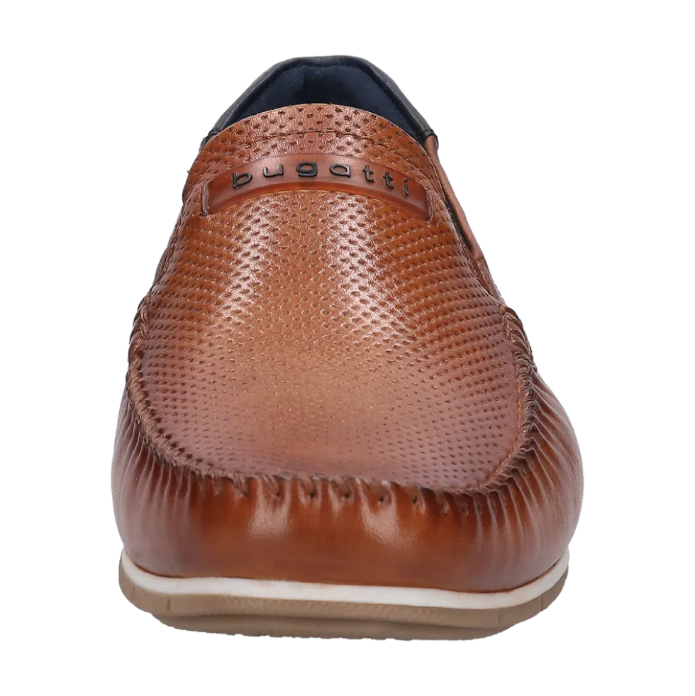 Leder Mokassin cognac