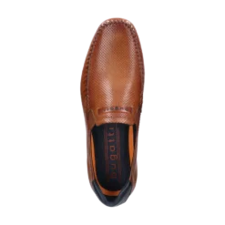 Leder Mokassin cognac