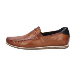 Leder Mokassin cognac