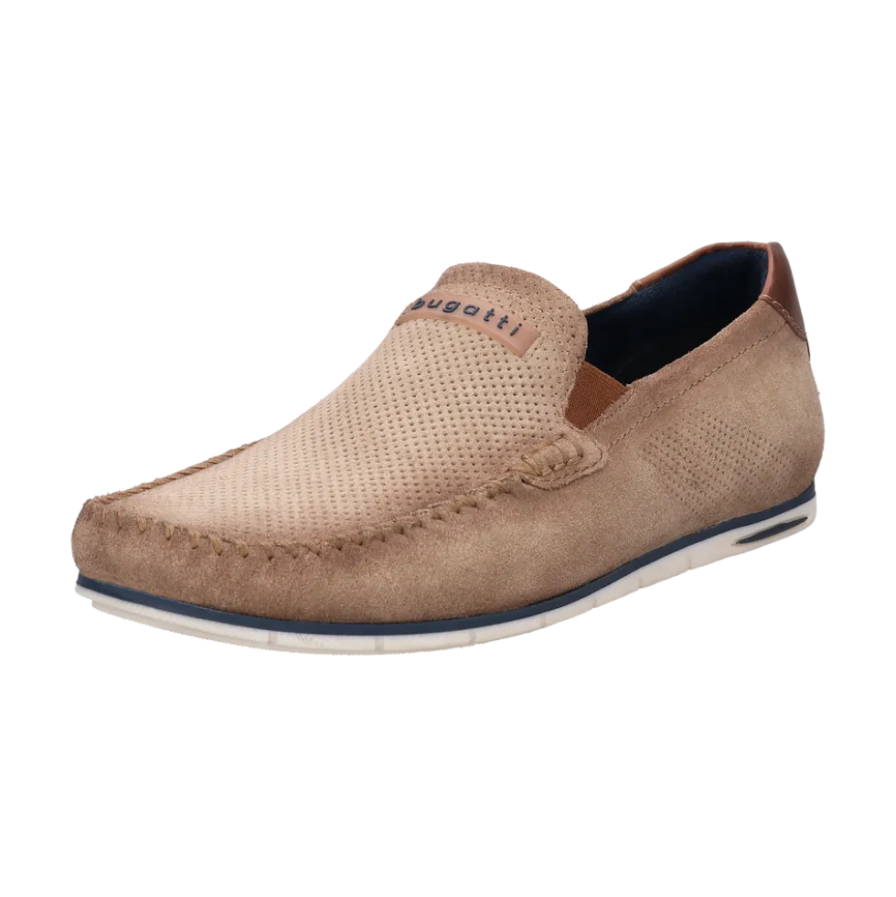 Leder Mokassin cognac