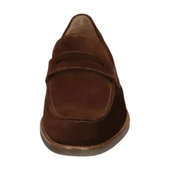 Leder Mokassin dunkelbraun