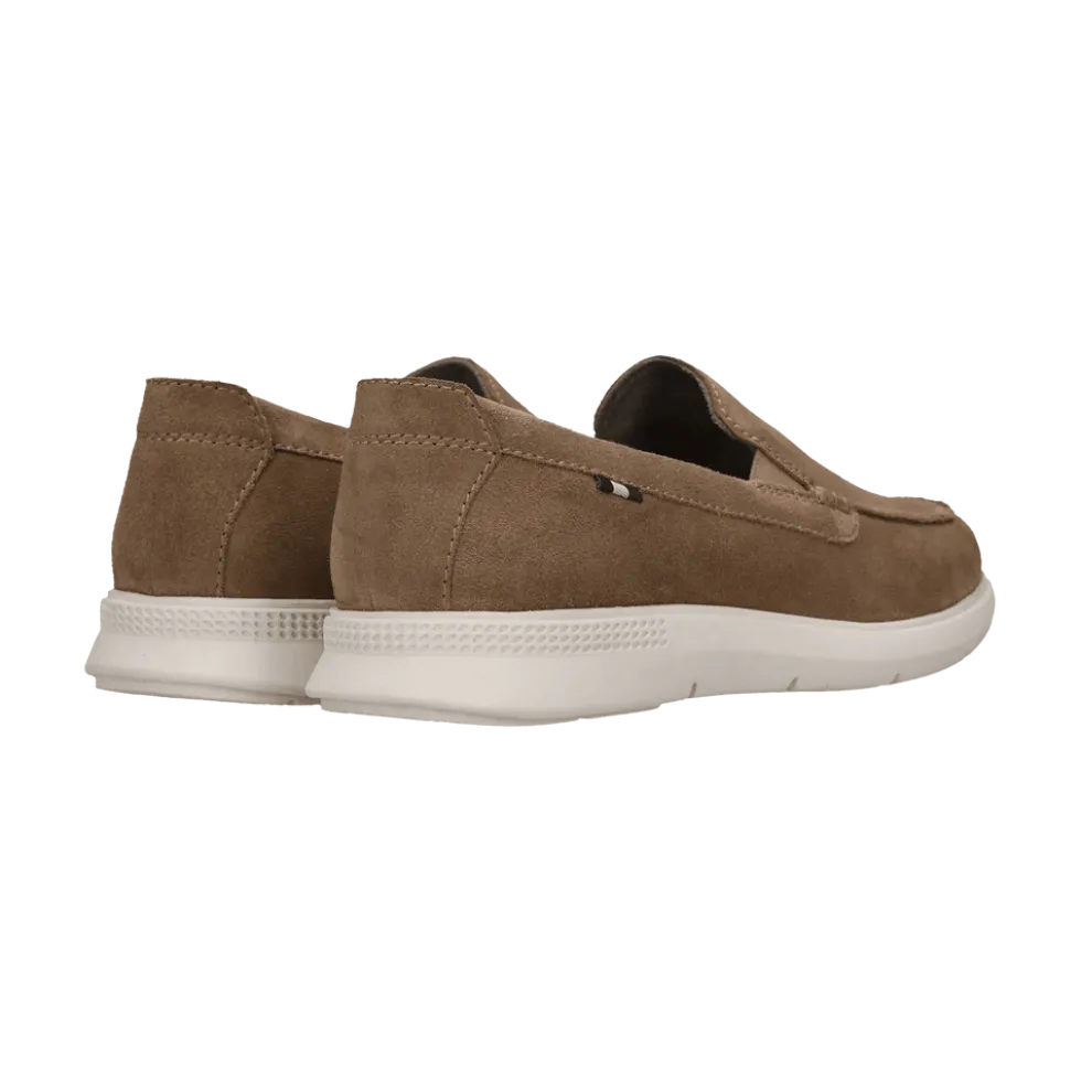 Leder Mokassin Sand