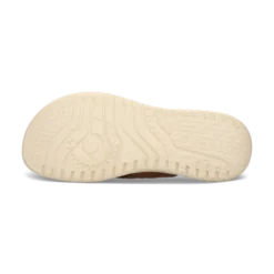 Leder Pantoletten cognac