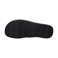 Leder Pantoletten cognac