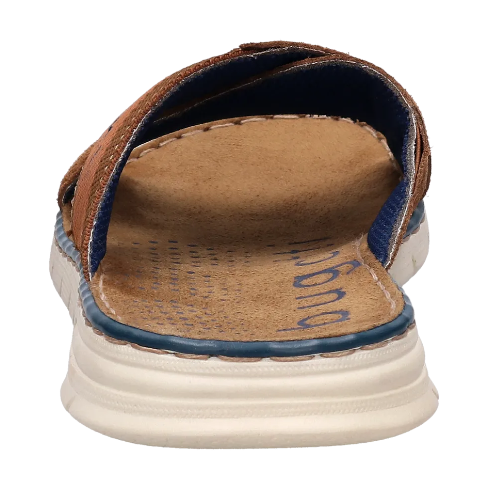 Leder Pantoletten grün