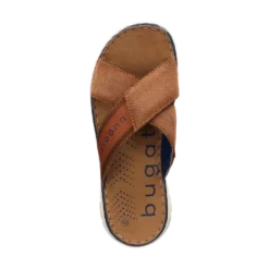 Leder Pantoletten grün