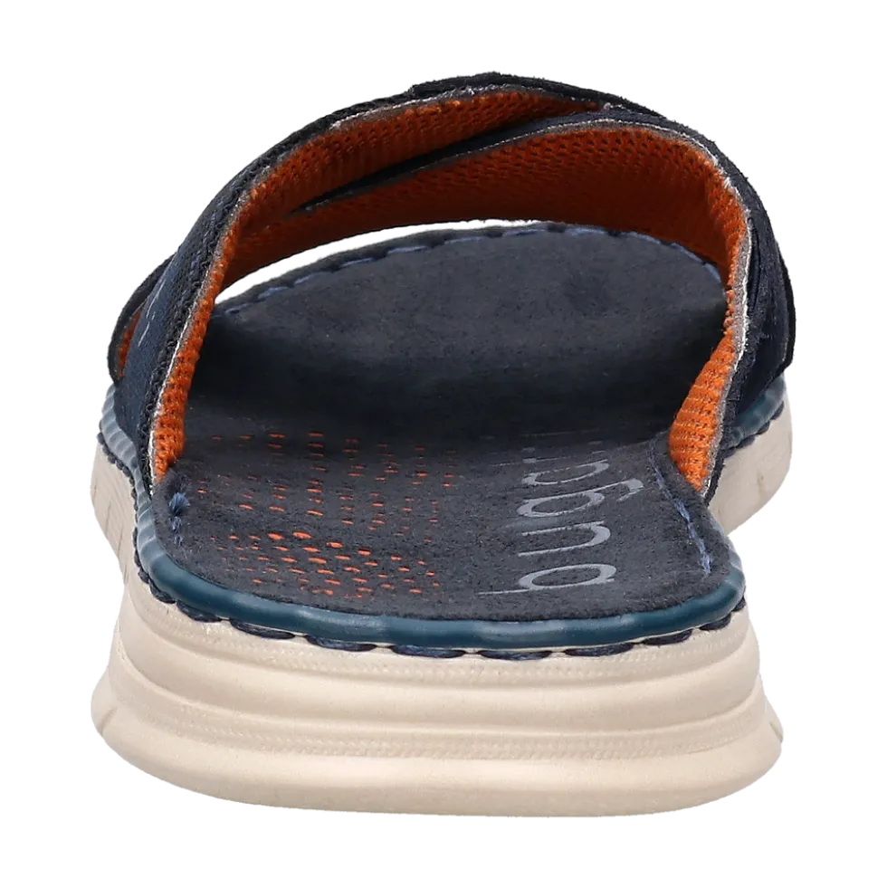 Leder Pantoletten grün