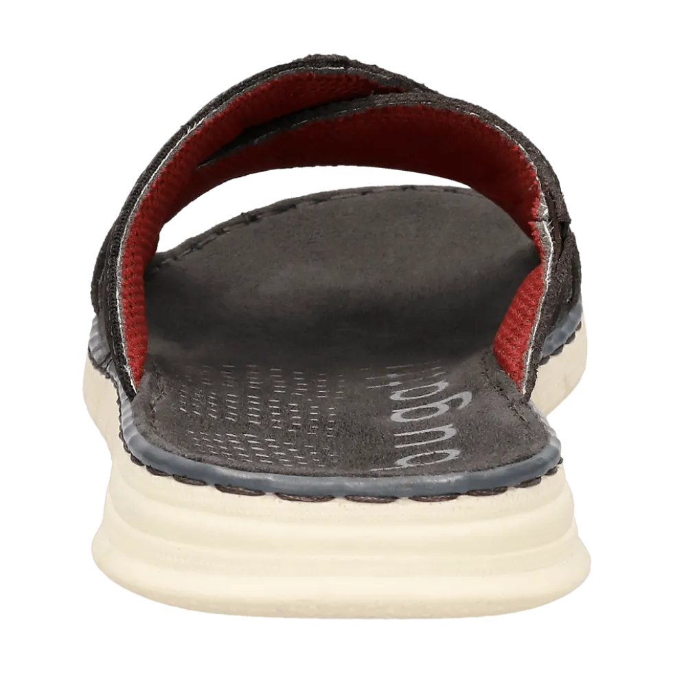 Leder Pantoletten grün
