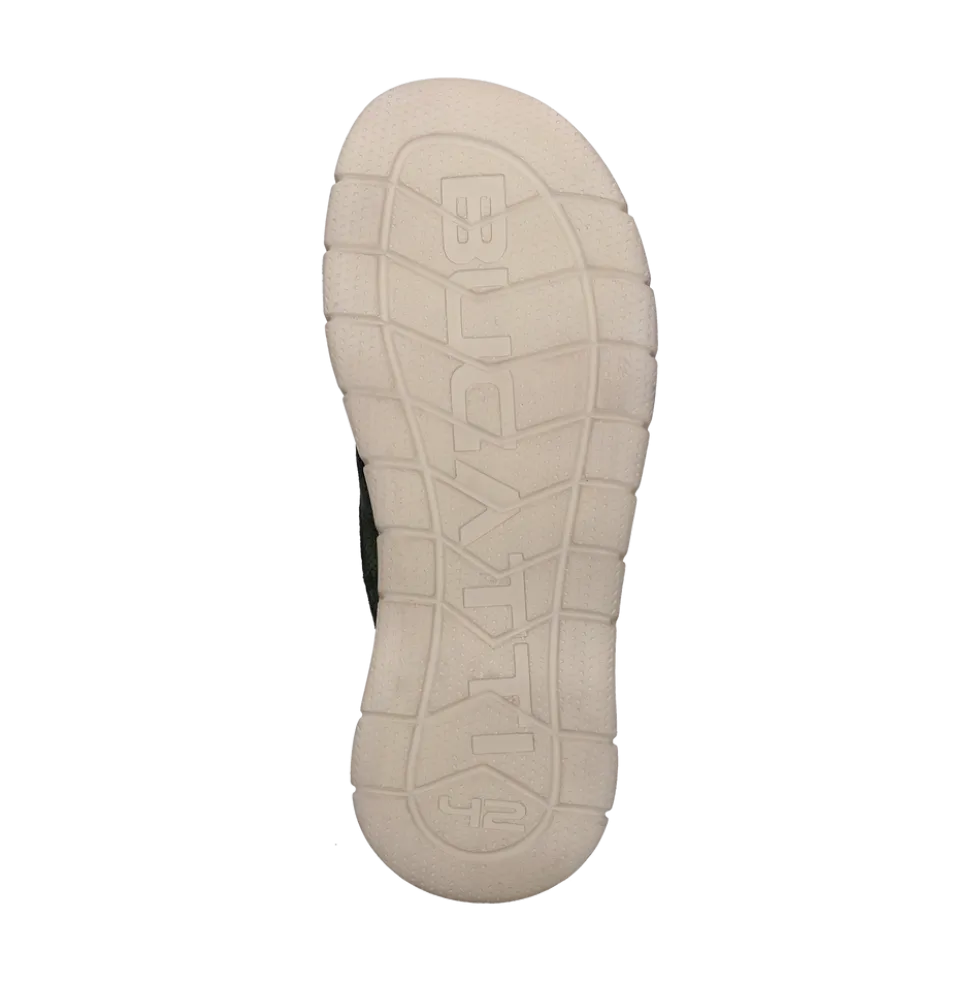 Leder Pantoletten grün