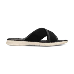 Leder Pantoletten schwarz