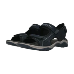 Leder Sandale blau