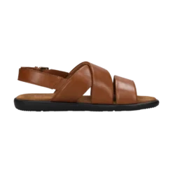 Leder Sandale cognac