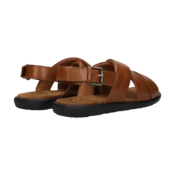 Leder Sandale cognac