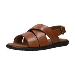 Leder Sandale cognac