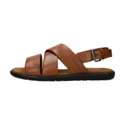 Leder Sandale cognac