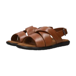 Leder Sandale cognac