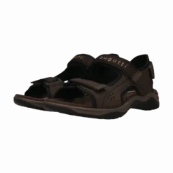 Leder Sandale dunkelbraun
