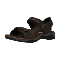 Leder Sandale dunkelbraun