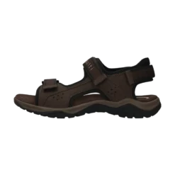Leder Sandale dunkelbraun