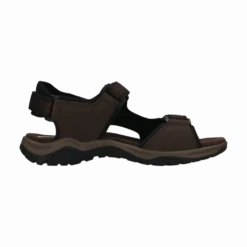 Leder Sandale dunkelbraun