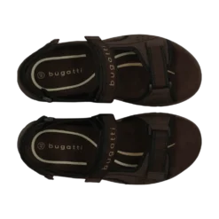 Leder Sandale dunkelbraun