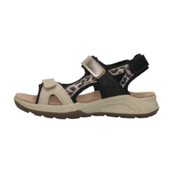 Leder Sandale multicolor