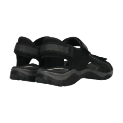 Leder Sandale schwarz