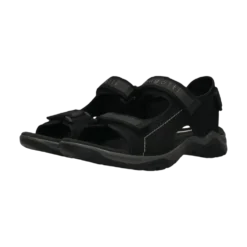 Leder Sandale schwarz