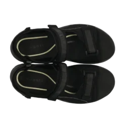 Leder Sandale schwarz
