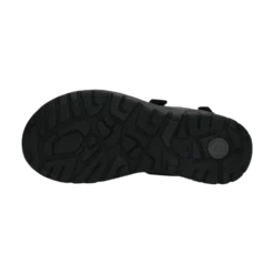 Leder Sandale schwarz