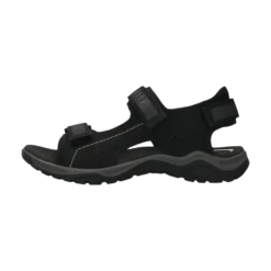 Leder Sandale schwarz
