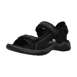 Leder Sandale schwarz