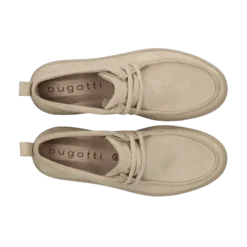 Leder Schnürer beige