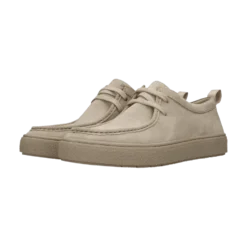 Leder Schnürer beige