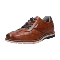 Leder Schnürer cognac