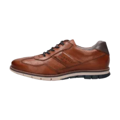 Leder Schnürer cognac