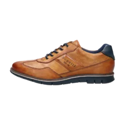 Leder Schnürer cognac
