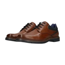 Leder Schnürer cognac