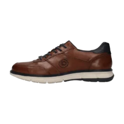Leder Schnürer cognac