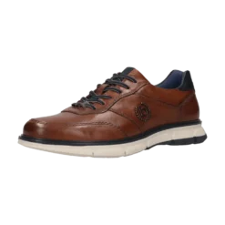 Leder Schnürer cognac