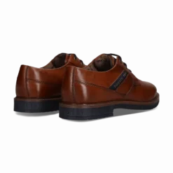 Leder Schnürer cognac