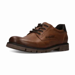 Leder Schnürer cognac