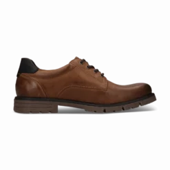 Leder Schnürer cognac