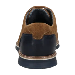 Leder Schnürer dunkelblau